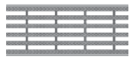 Stainless 5 Star Heelsafe Anti-Slip Grate